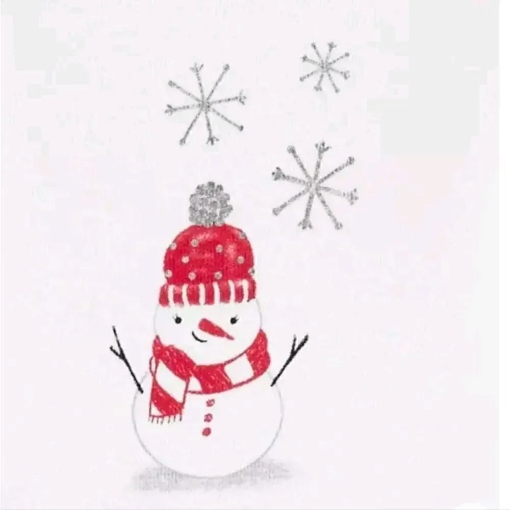 Nwt Carter's Baby Girls' Christmas Snowman Tutu Coordinate Set - Red/White